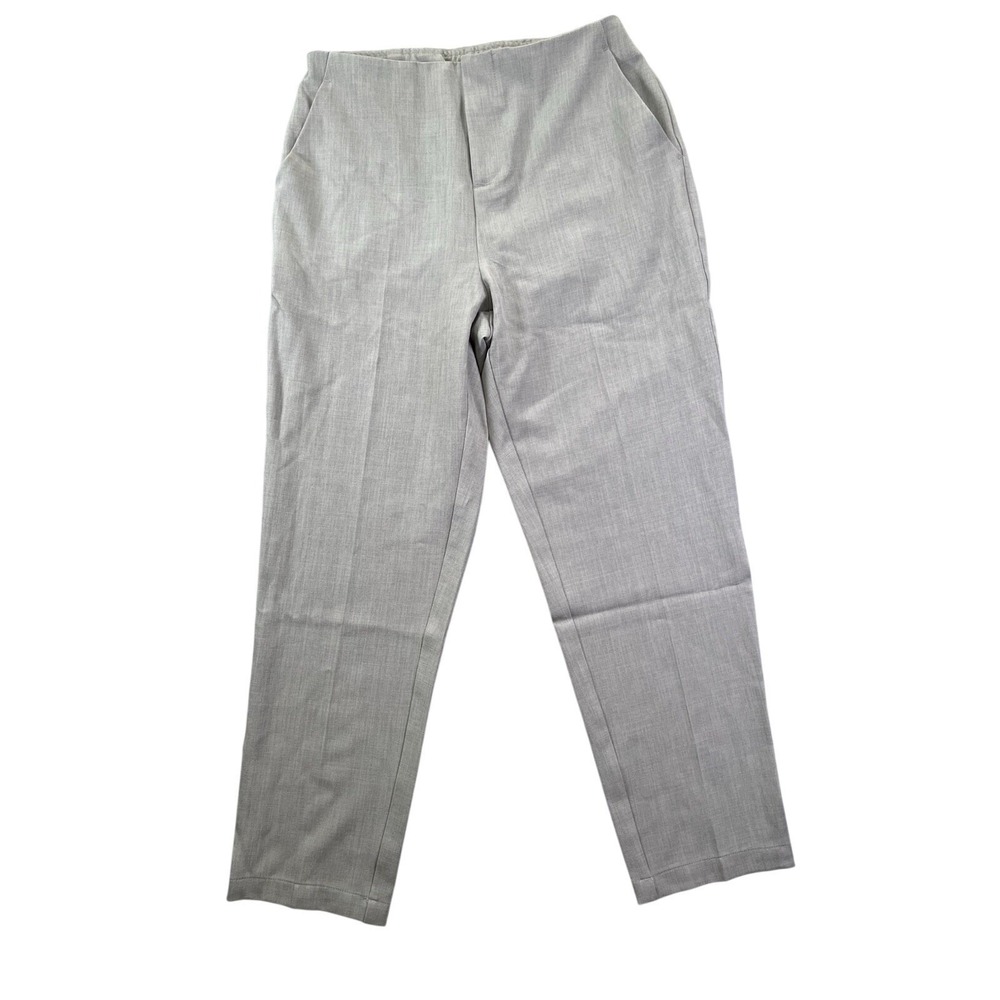 Halara Breezeful Light Gray High Waisted Straight Leg Dress Pants NWT Size Small